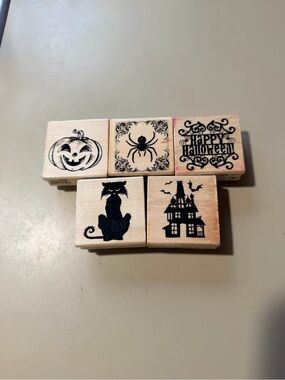 Halloween Wooden Stamp Set -Craft Smart